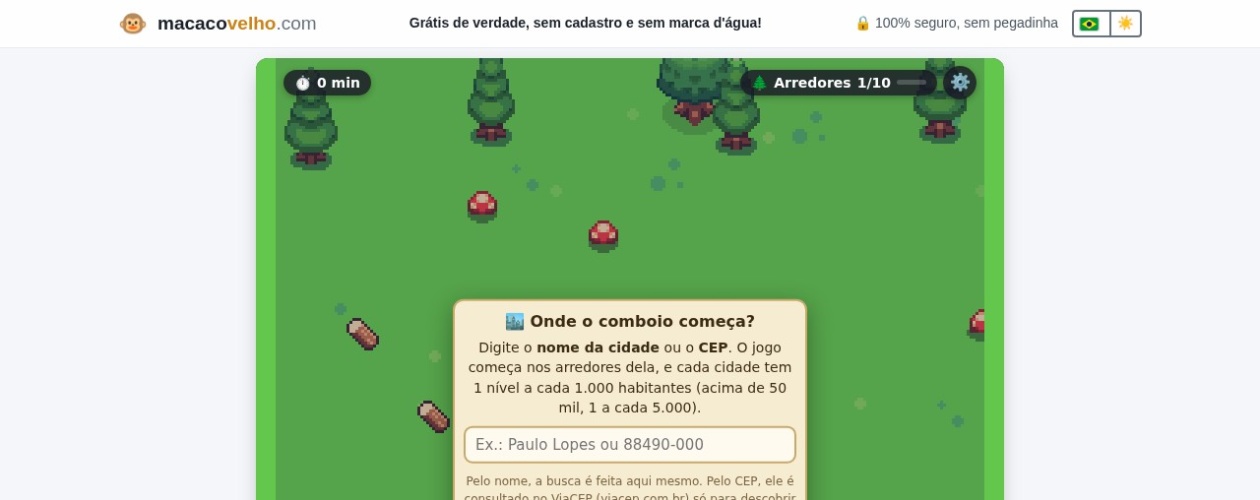 Comboio — jogo idle
