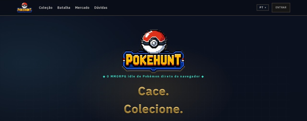 PokéHunt — jogo idle