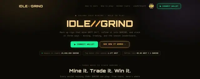 Idle Grind — jogo idle