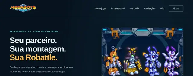 Medabots Idle — jogo idle