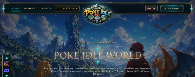 Poke Idle World — juego idle