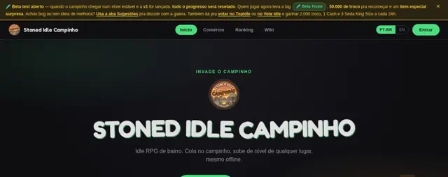 Stoned Idle Campinho — juego idle